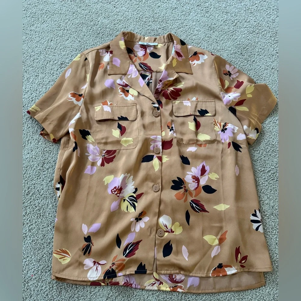 Floral Button-Up Shirt - Picture 1 of 1